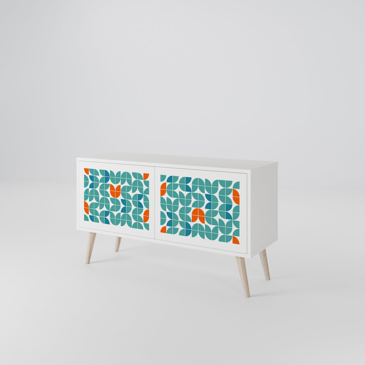 BE THE CHANGE Συμπαγές έπιπλο τηλεόρασης 2-θυρών