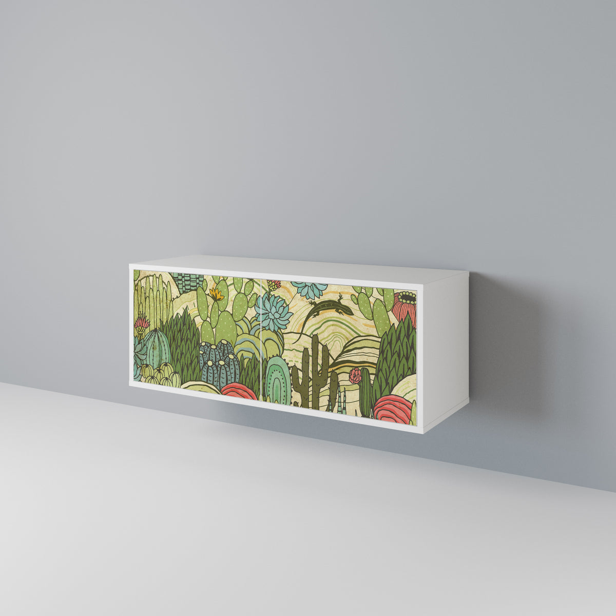 SUCCULENTS KALEIDOSCOPE Συμπαγές έπιπλο τηλεόρασης 2-θυρών