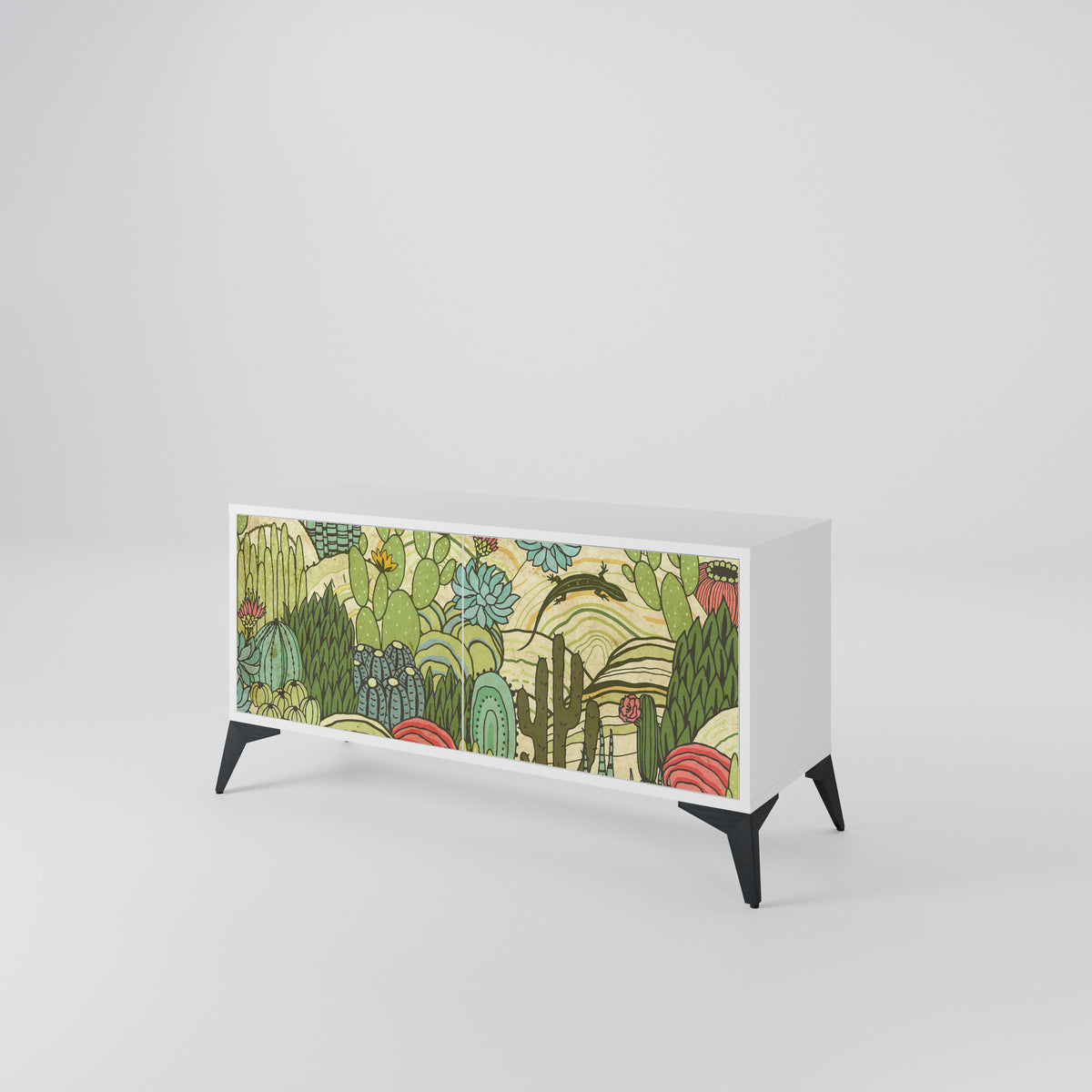 SUCCULENTS KALEIDOSCOPE Συμπαγές έπιπλο τηλεόρασης 2-θυρών