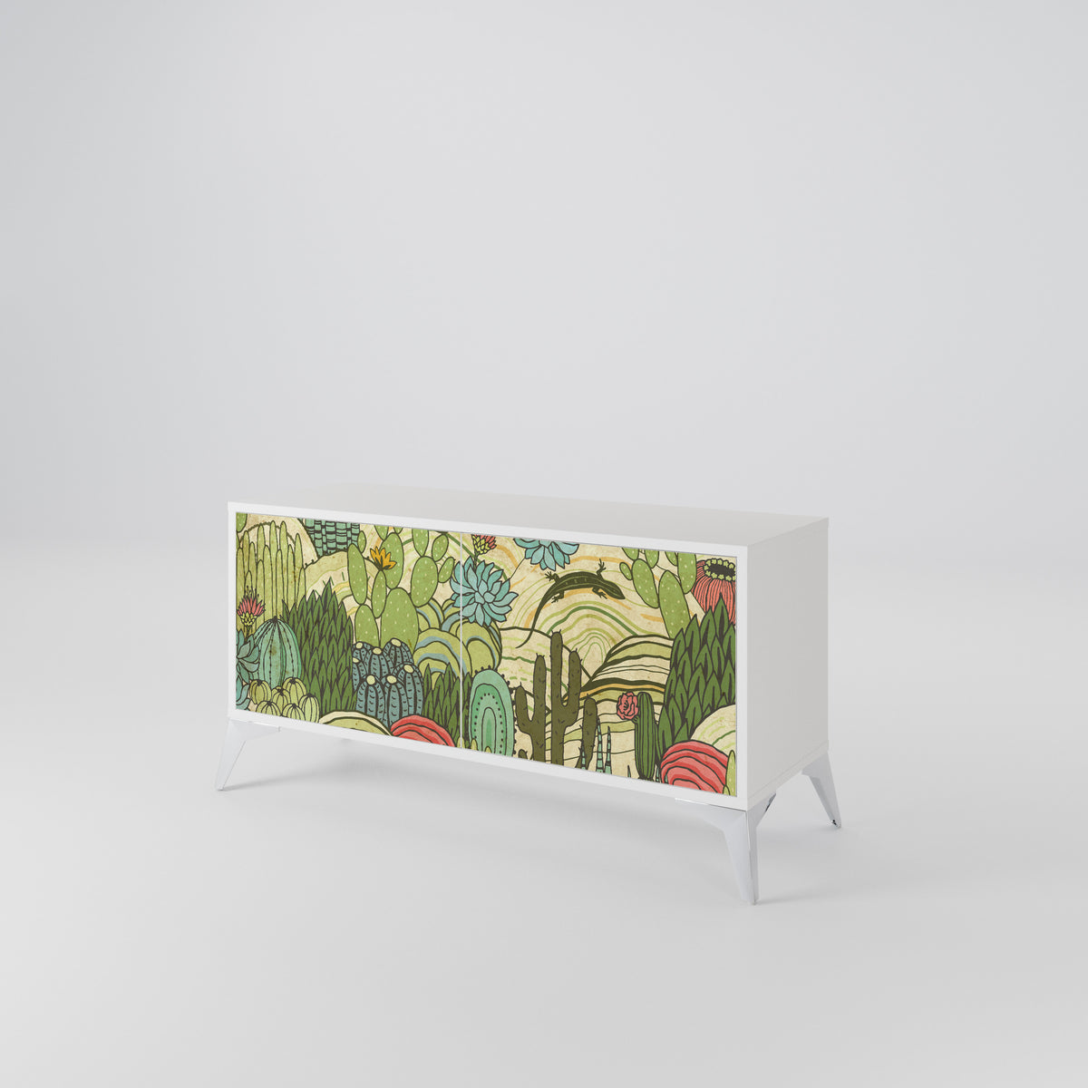 SUCCULENTS KALEIDOSCOPE Συμπαγές έπιπλο τηλεόρασης 2-θυρών