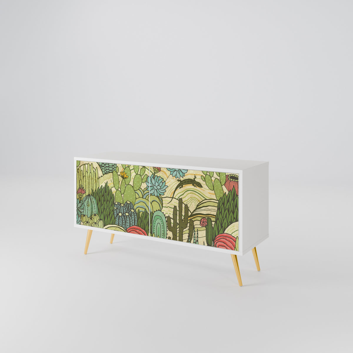 SUCCULENTS KALEIDOSCOPE Συμπαγές έπιπλο τηλεόρασης 2-θυρών