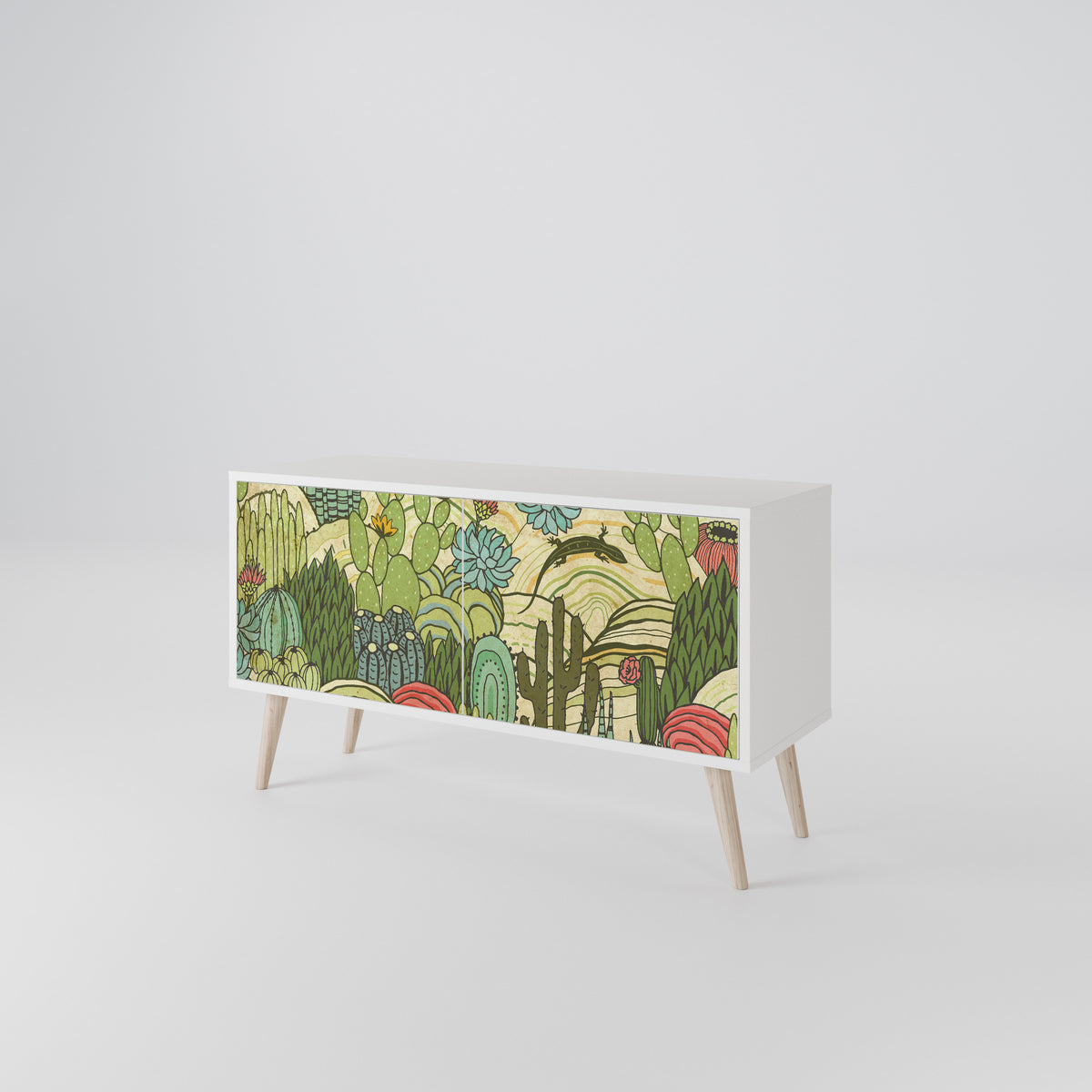 SUCCULENTS KALEIDOSCOPE Συμπαγές έπιπλο τηλεόρασης 2-θυρών