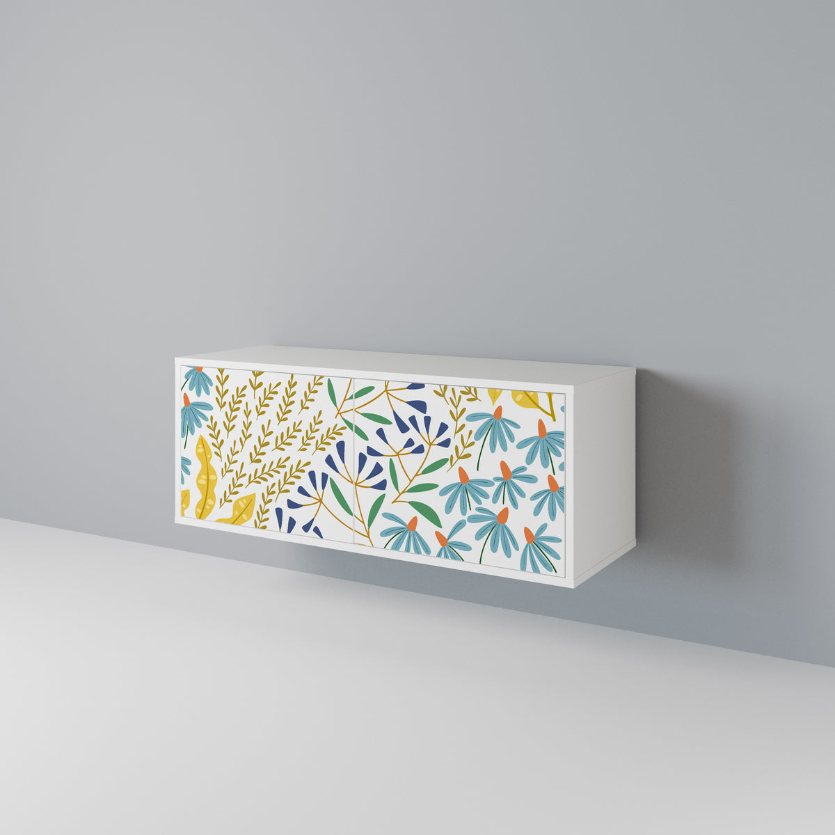 HELLO SPRING Συμπαγές έπιπλο τηλεόρασης 2-θυρών