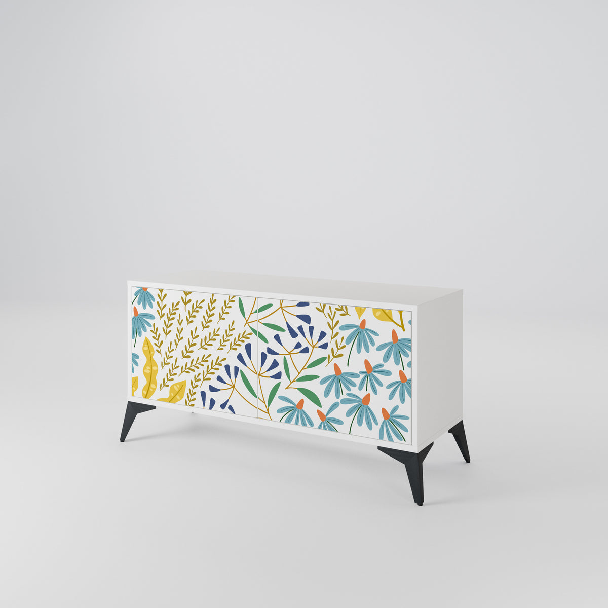 HELLO SPRING Συμπαγές έπιπλο τηλεόρασης 2-θυρών