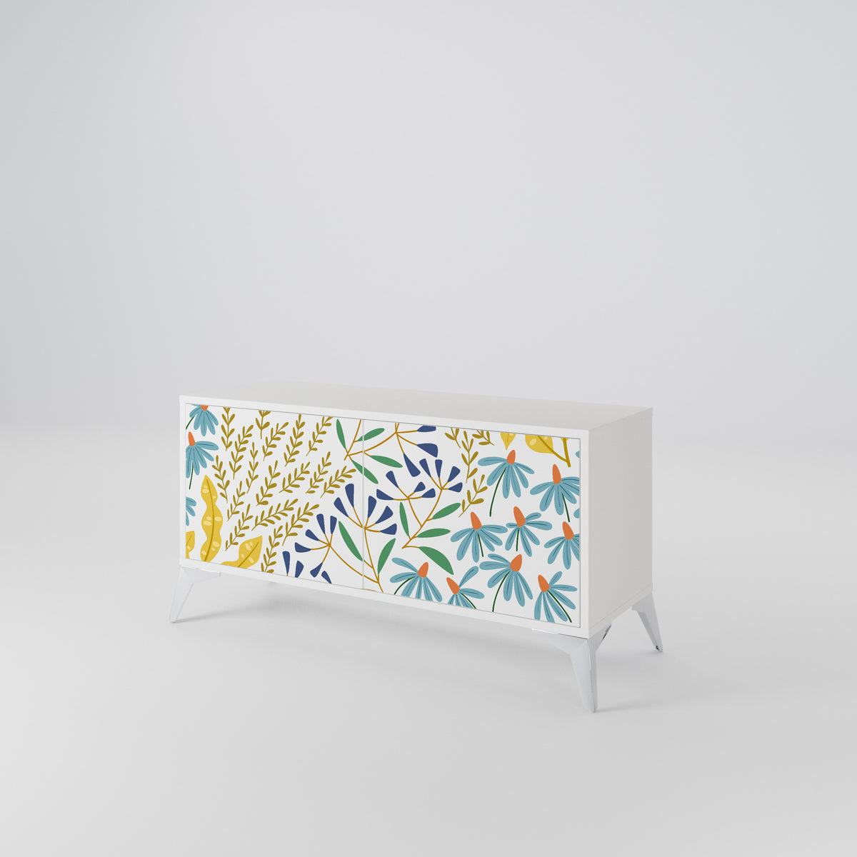 HELLO SPRING Συμπαγές έπιπλο τηλεόρασης 2-θυρών