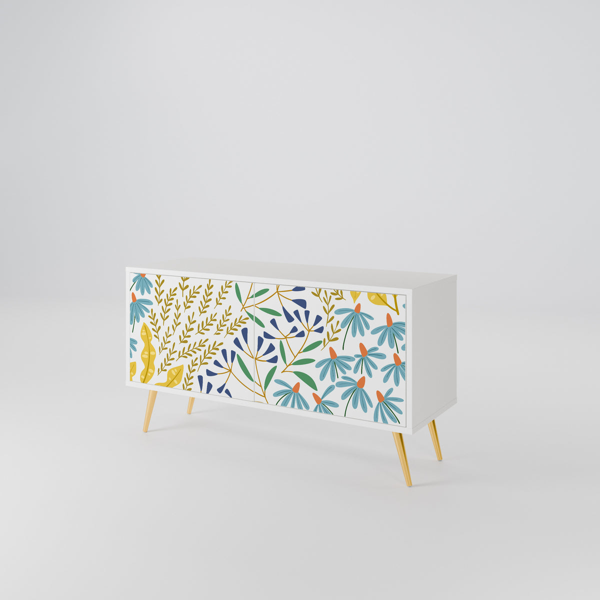 HELLO SPRING Συμπαγές έπιπλο τηλεόρασης 2-θυρών