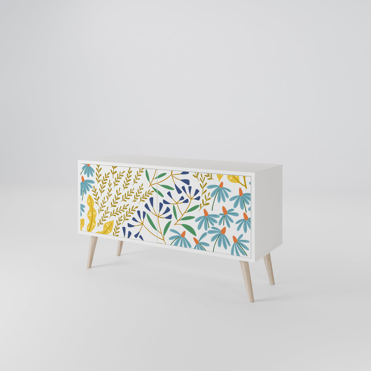 HELLO SPRING Συμπαγές έπιπλο τηλεόρασης 2-θυρών