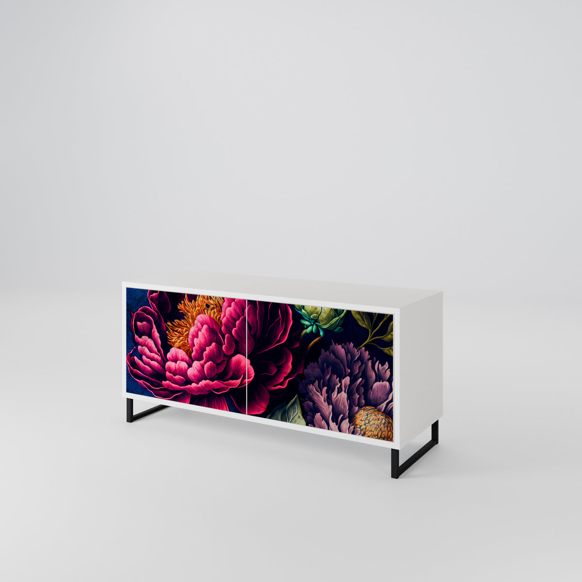 BLOOMING ELEGANCE Συμπαγές έπιπλο τηλεόρασης 2-θυρών
