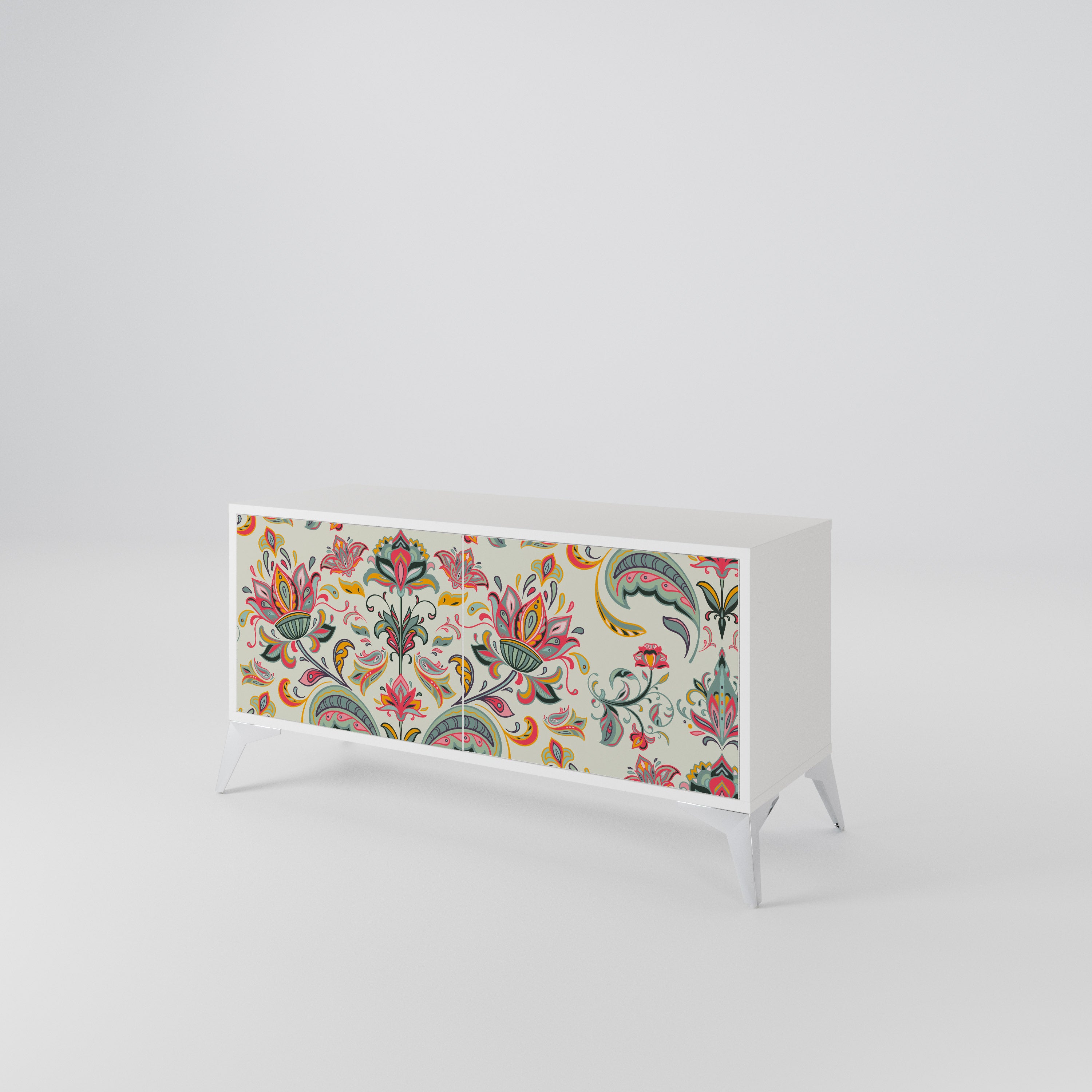 ORGANIC FOLKLORE Compact 2-Door TV Cabinet