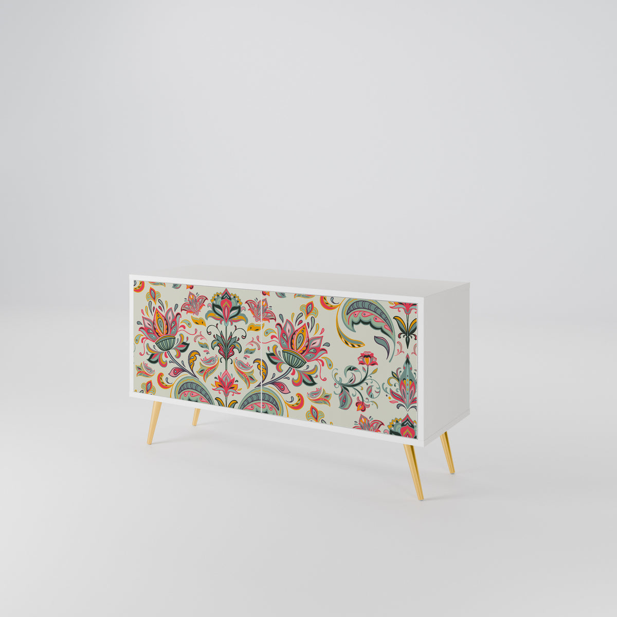 ORGANIC FOLKLORE Compact 2-Door TV Cabinet