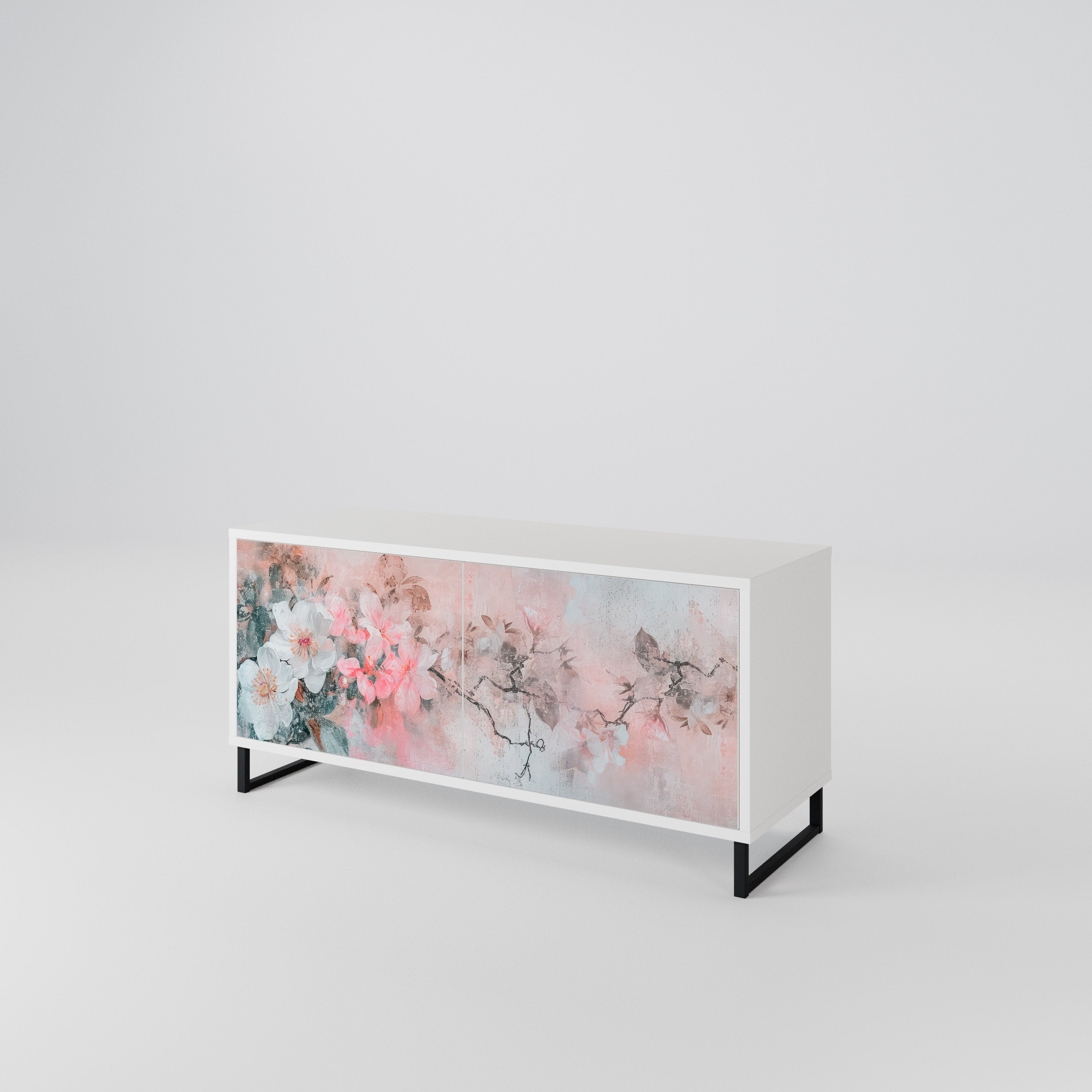 CHERRY BLOSSOM Compact 2-Door TV Cabinet