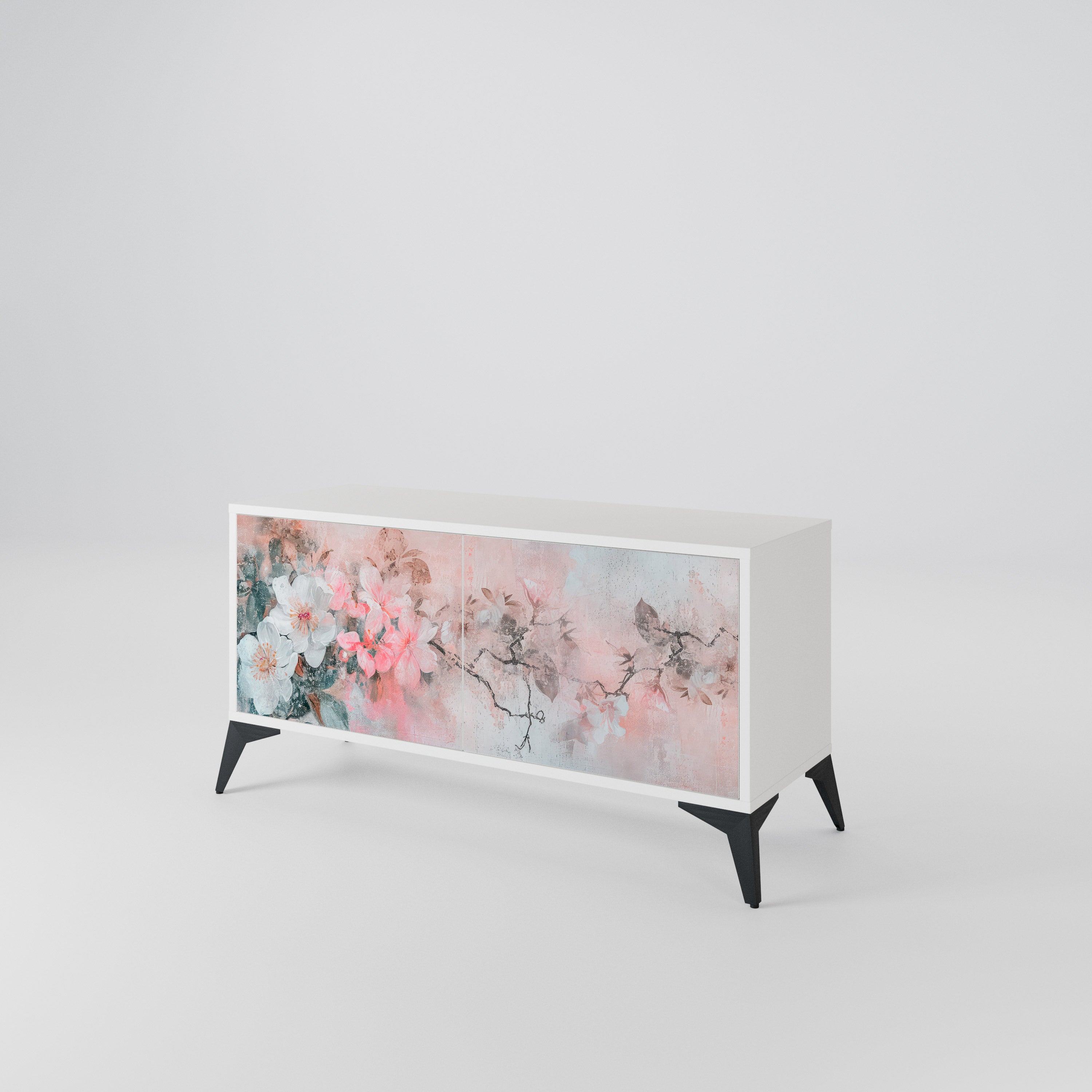 CHERRY BLOSSOM Compact 2-Door TV Cabinet