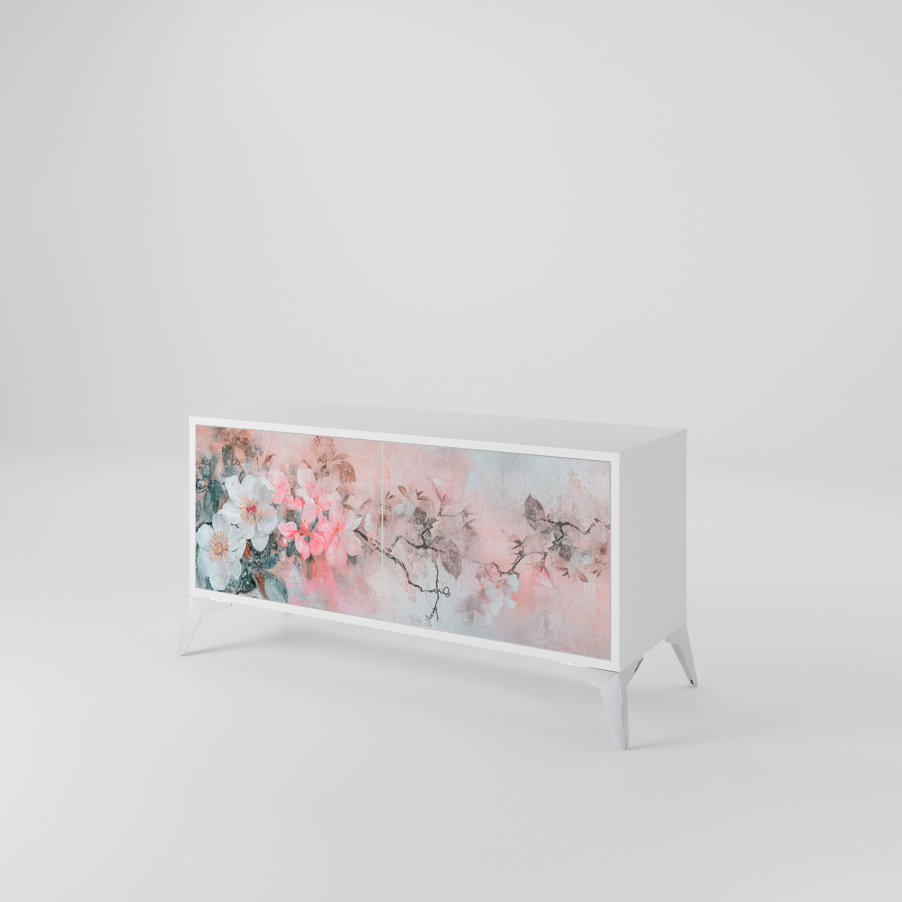 CHERRY BLOSSOM Compact 2-Door TV Cabinet