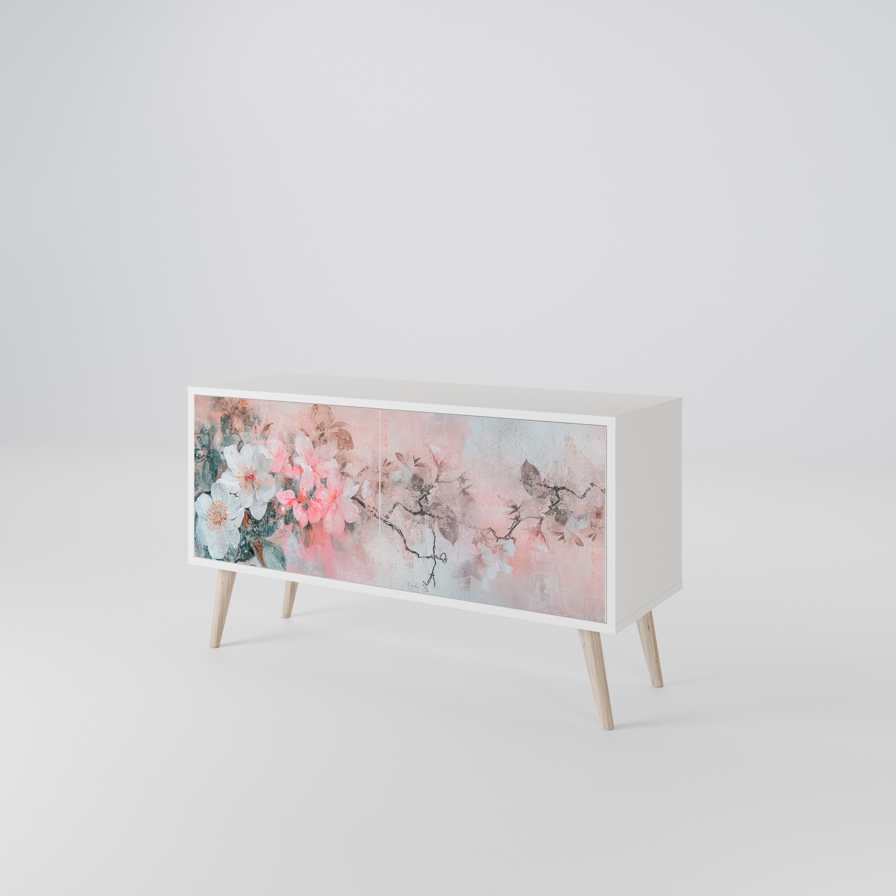 CHERRY BLOSSOM Compact 2-Door TV Cabinet