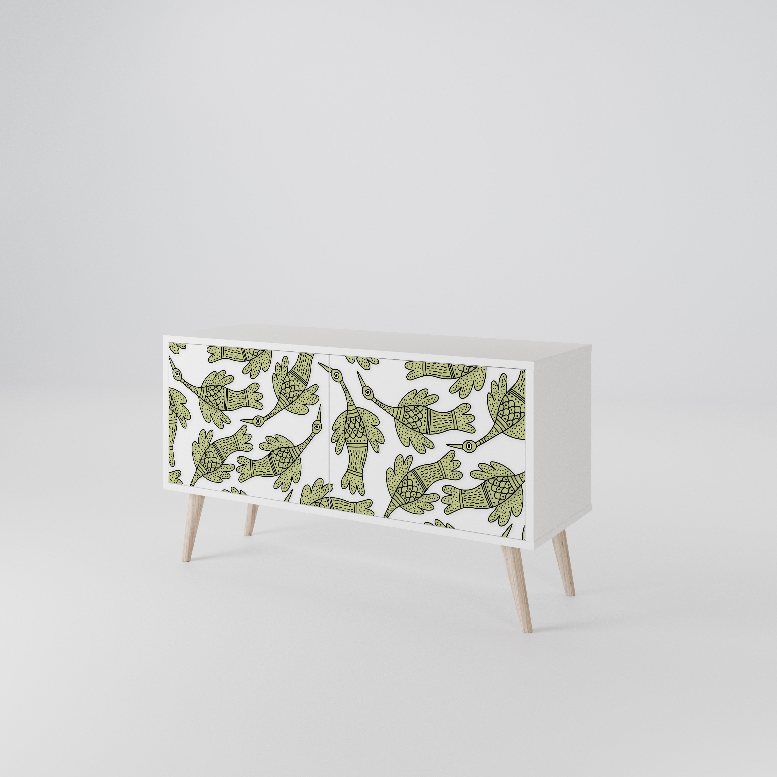 SEEDLING SONGBIRD Compact 2-Door TV Cabinet