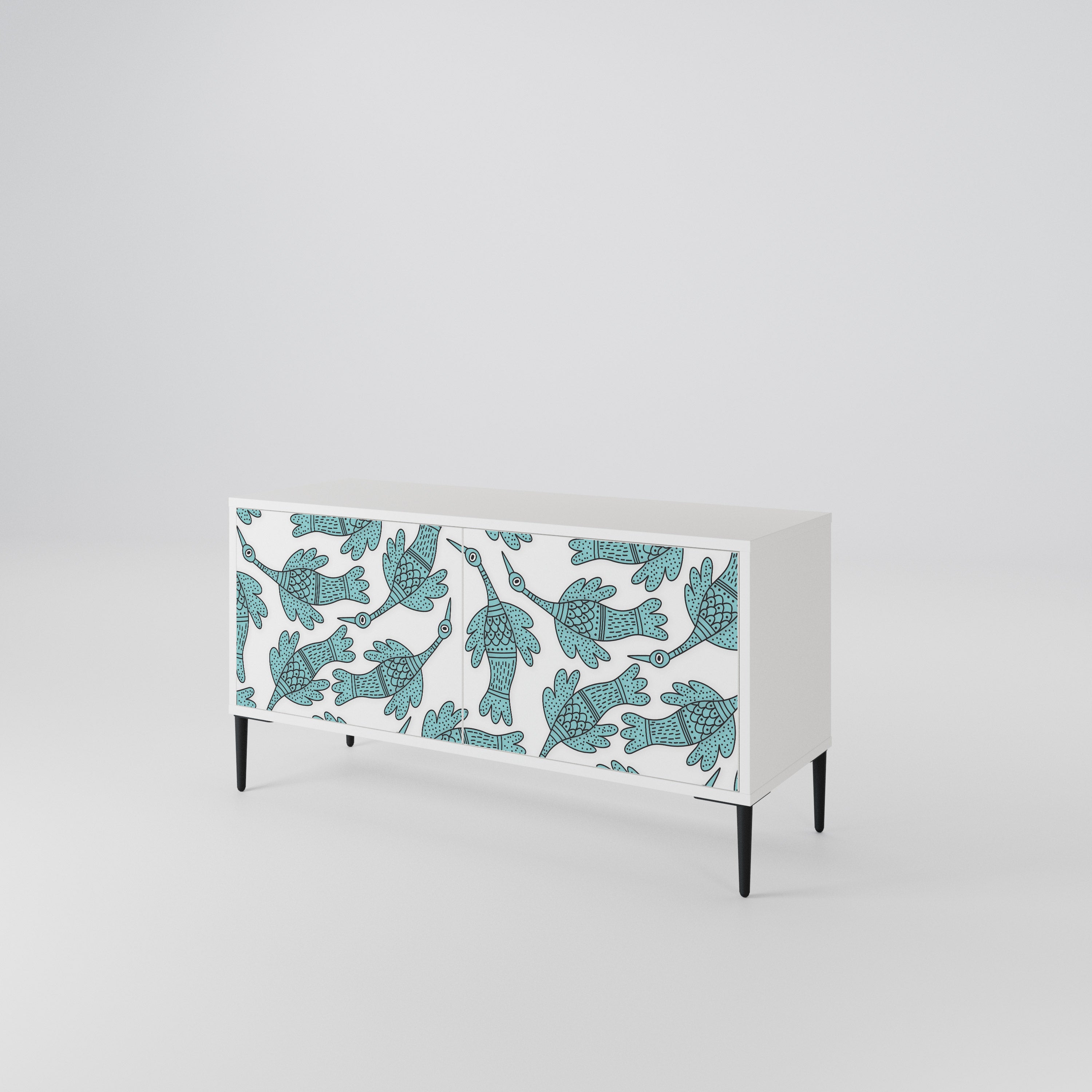 WATERSPOUT SONGIBIRD Compact 2-Door TV Cabinet