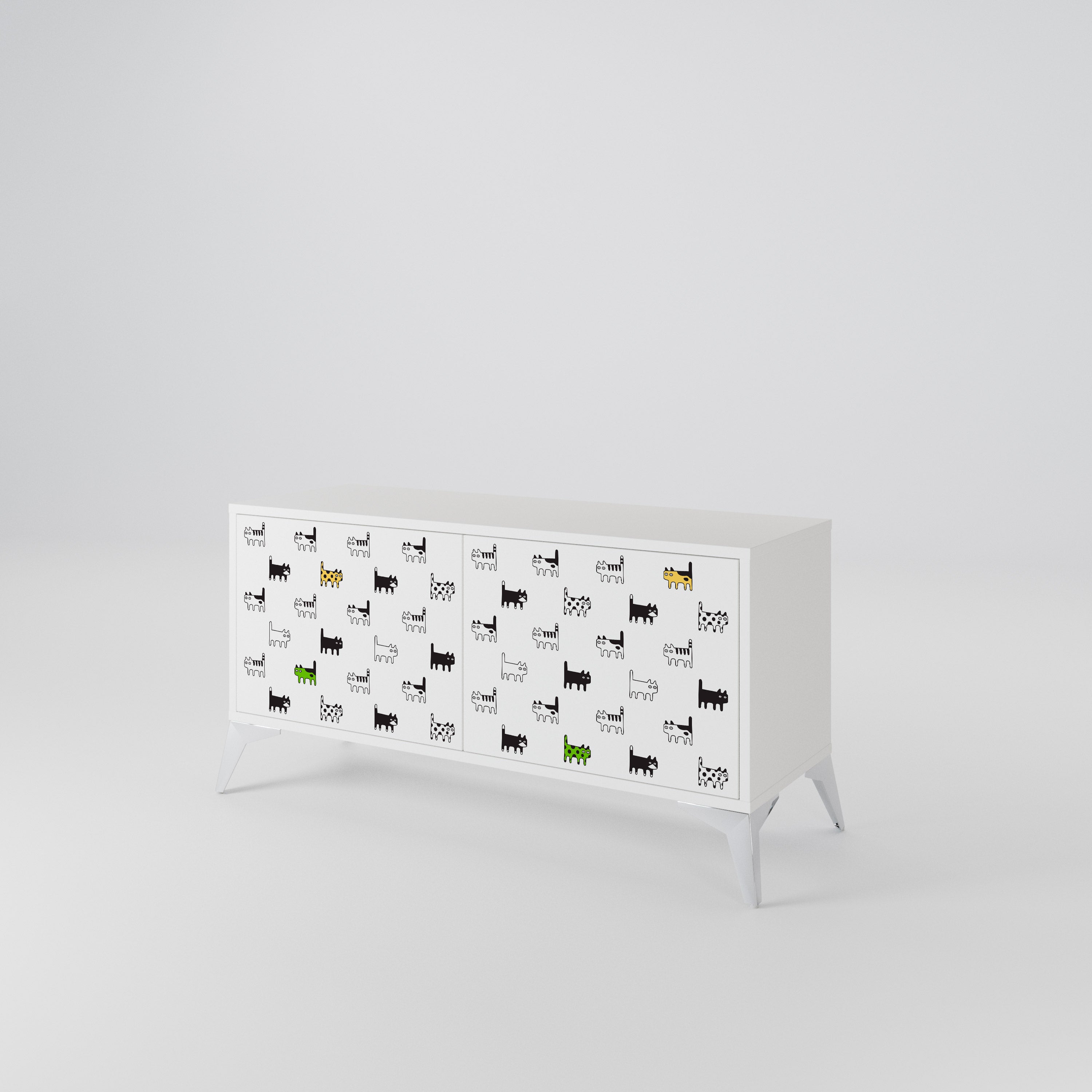CATS COMPILATION Συμπαγές έπιπλο τηλεόρασης 2-θυρών