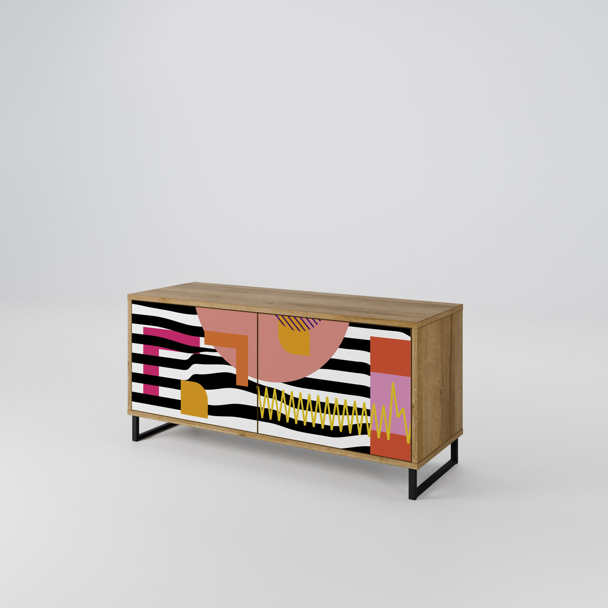 CHROMATIC ABSTRACT Συμπαγές έπιπλο τηλεόρασης 2-θυρών