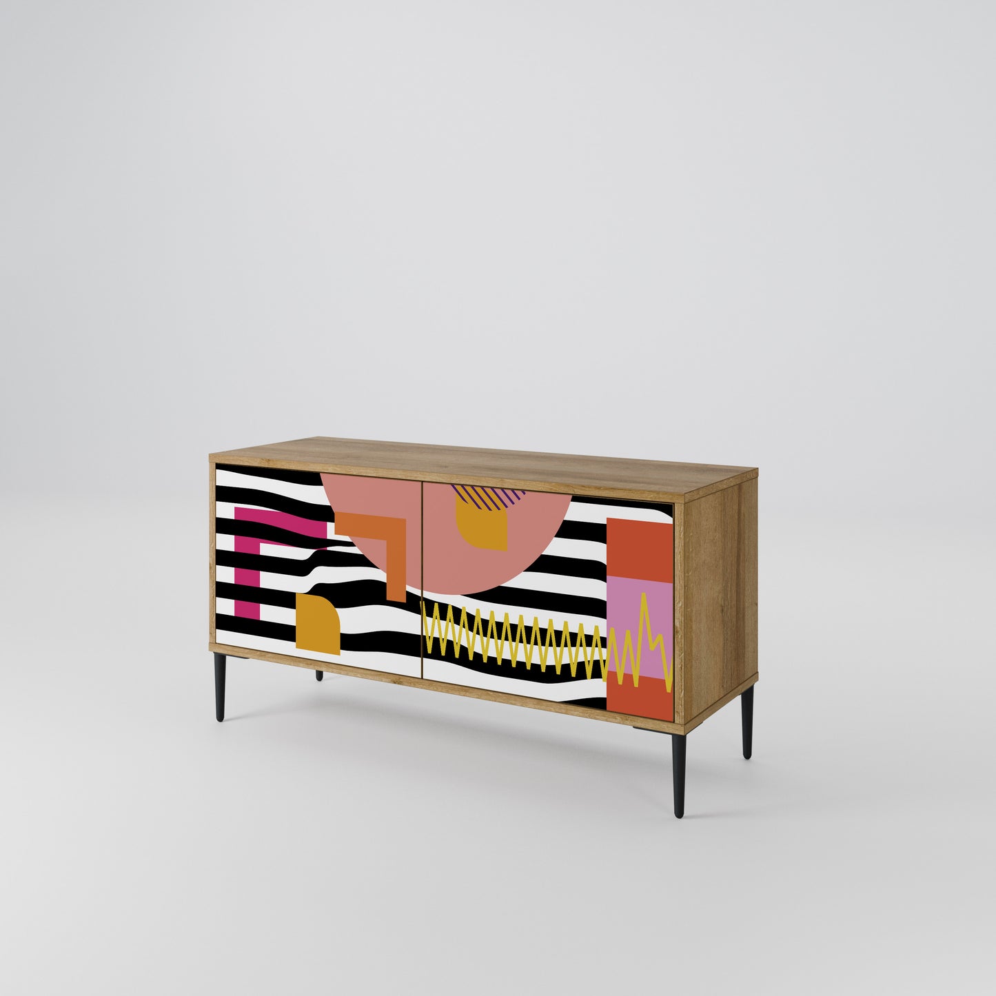 CHROMATIC ABSTRACT Συμπαγές έπιπλο τηλεόρασης 2-θυρών