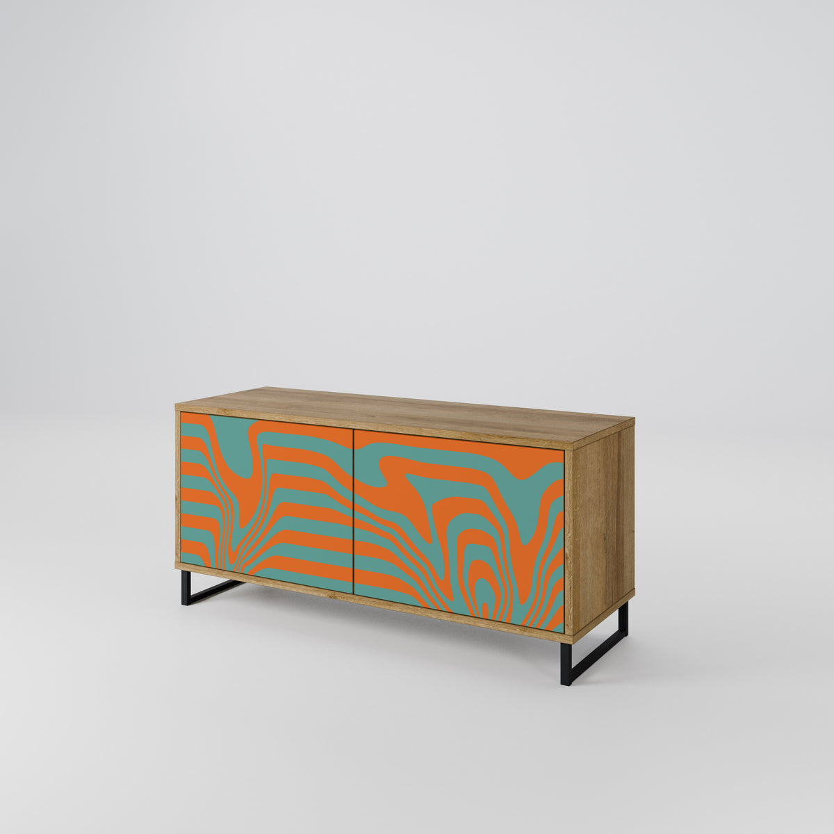 LINE COLLAPSE Συμπαγές έπιπλο τηλεόρασης 2-θυρών