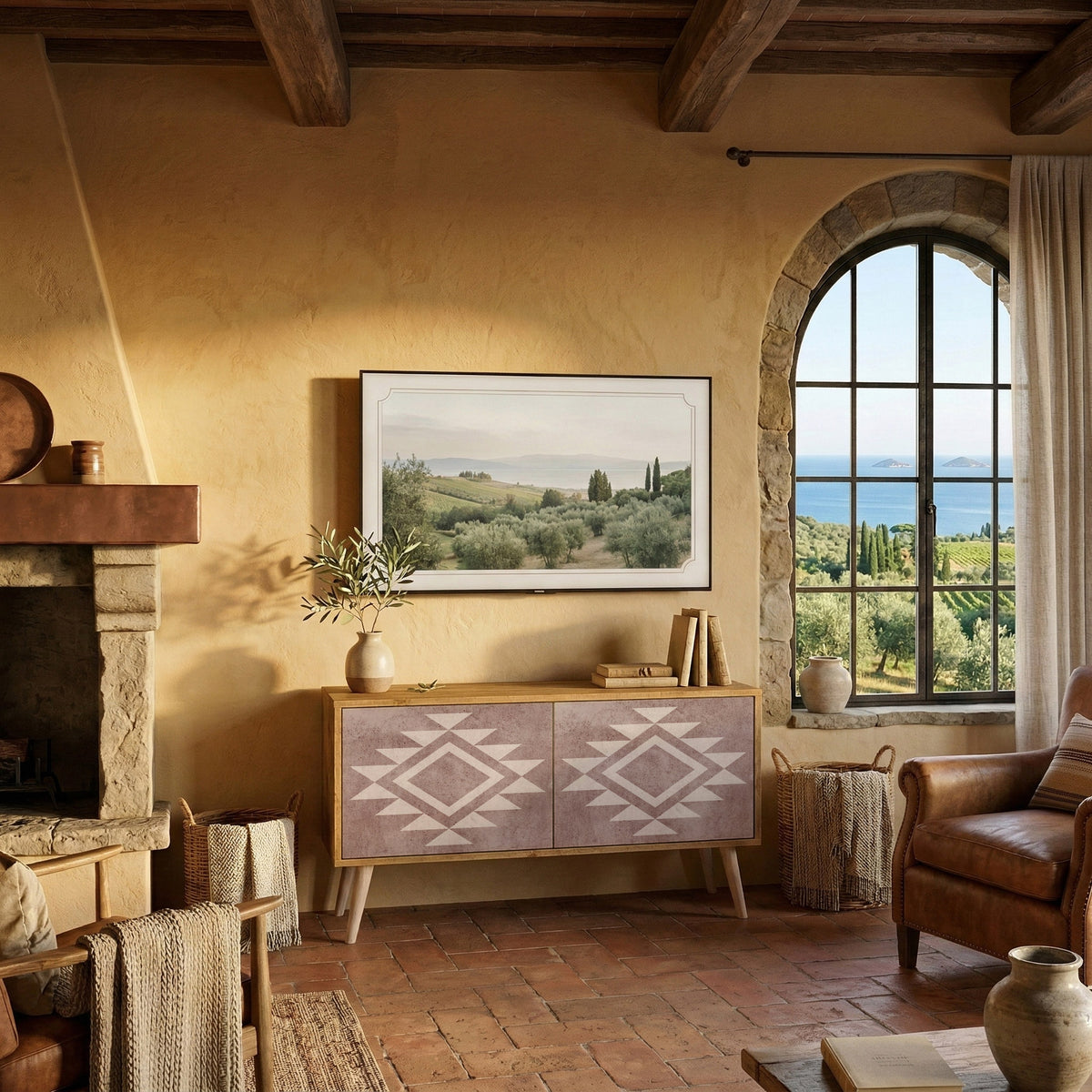 MARVEL MOSAIC Συμπαγές έπιπλο τηλεόρασης 2-θυρών