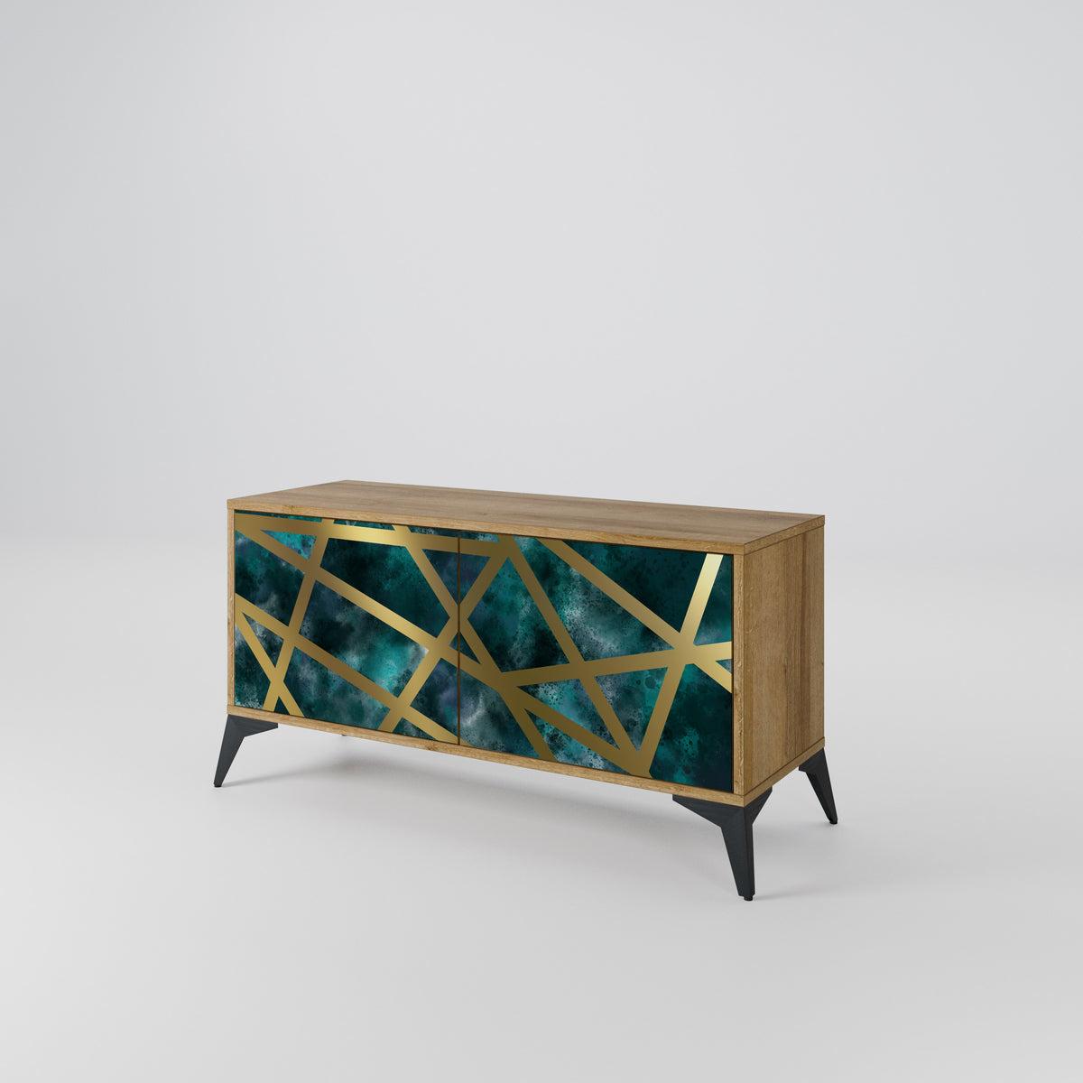 THE LABYRINTH OF GOLD Συμπαγές έπιπλο τηλεόρασης 2-θυρών