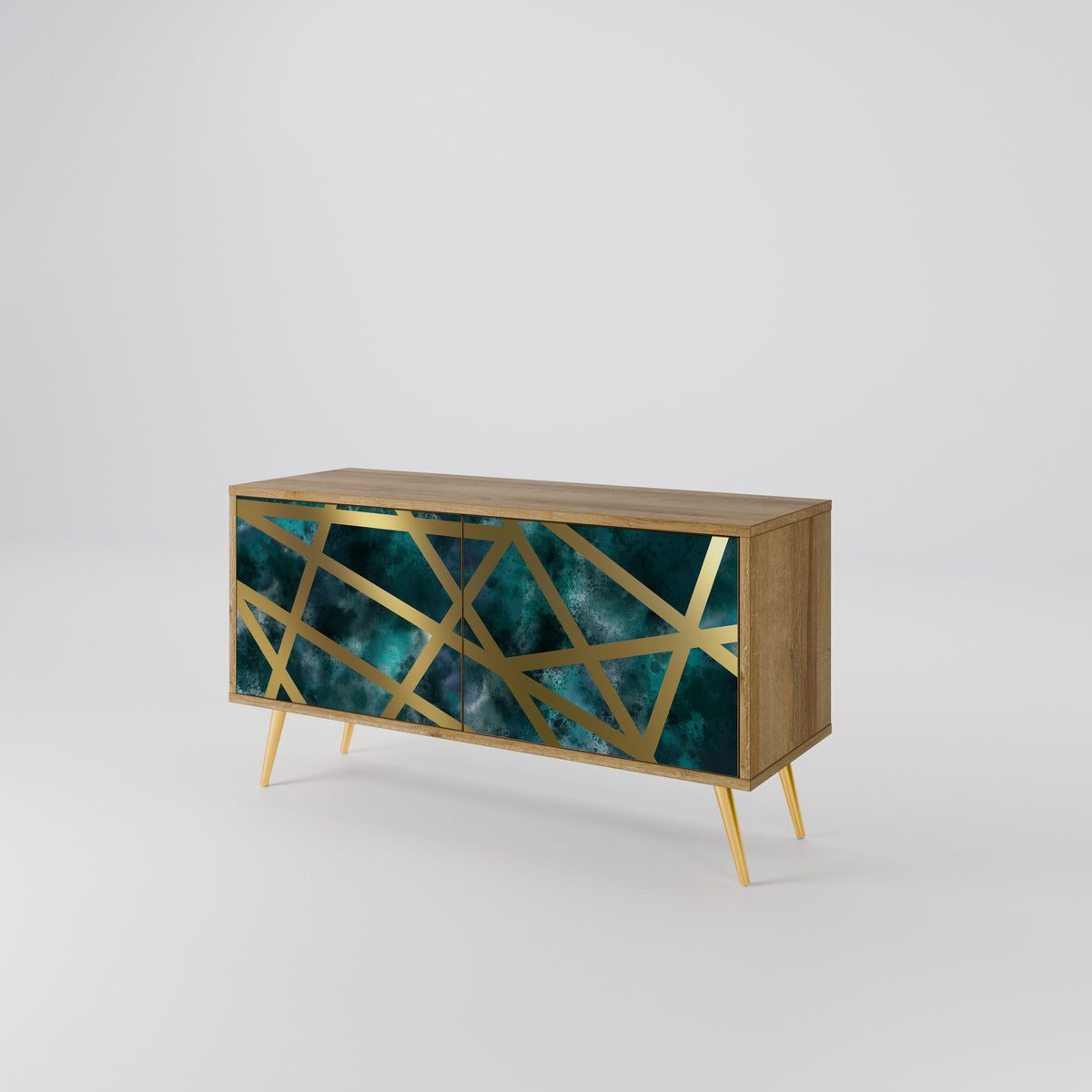 THE LABYRINTH OF GOLD Συμπαγές έπιπλο τηλεόρασης 2-θυρών