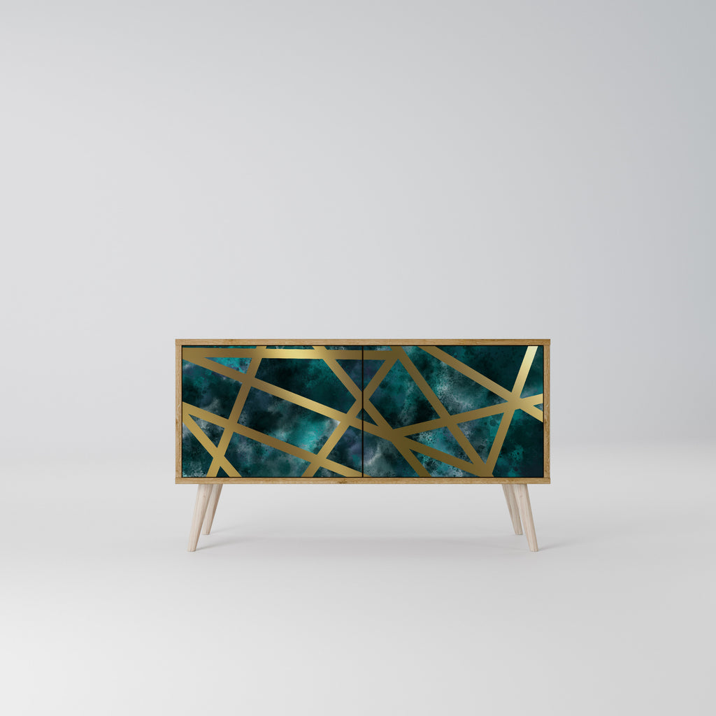 THE LABYRINTH OF GOLD Συμπαγές έπιπλο τηλεόρασης 2-θυρών