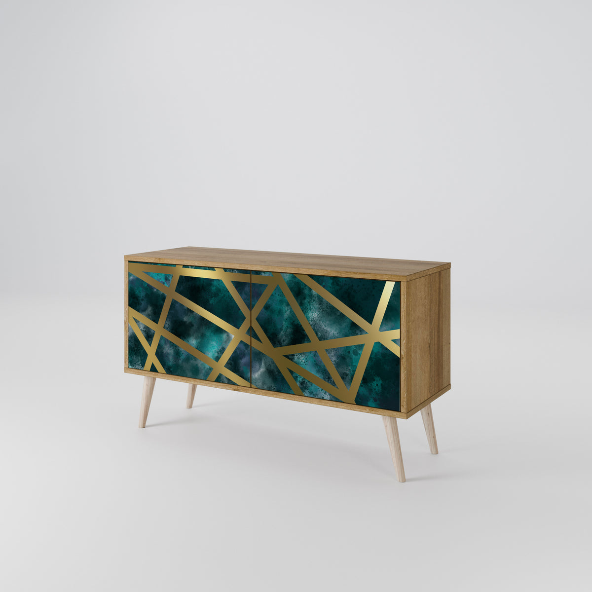 THE LABYRINTH OF GOLD Συμπαγές έπιπλο τηλεόρασης 2-θυρών