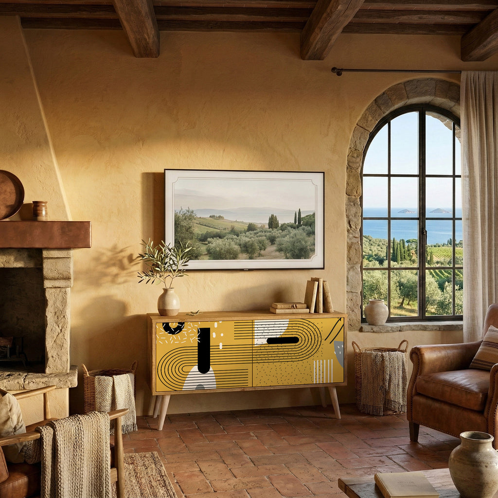 SHAPESHIFT SYMPHONY Compact 2-Door TV Cabinet