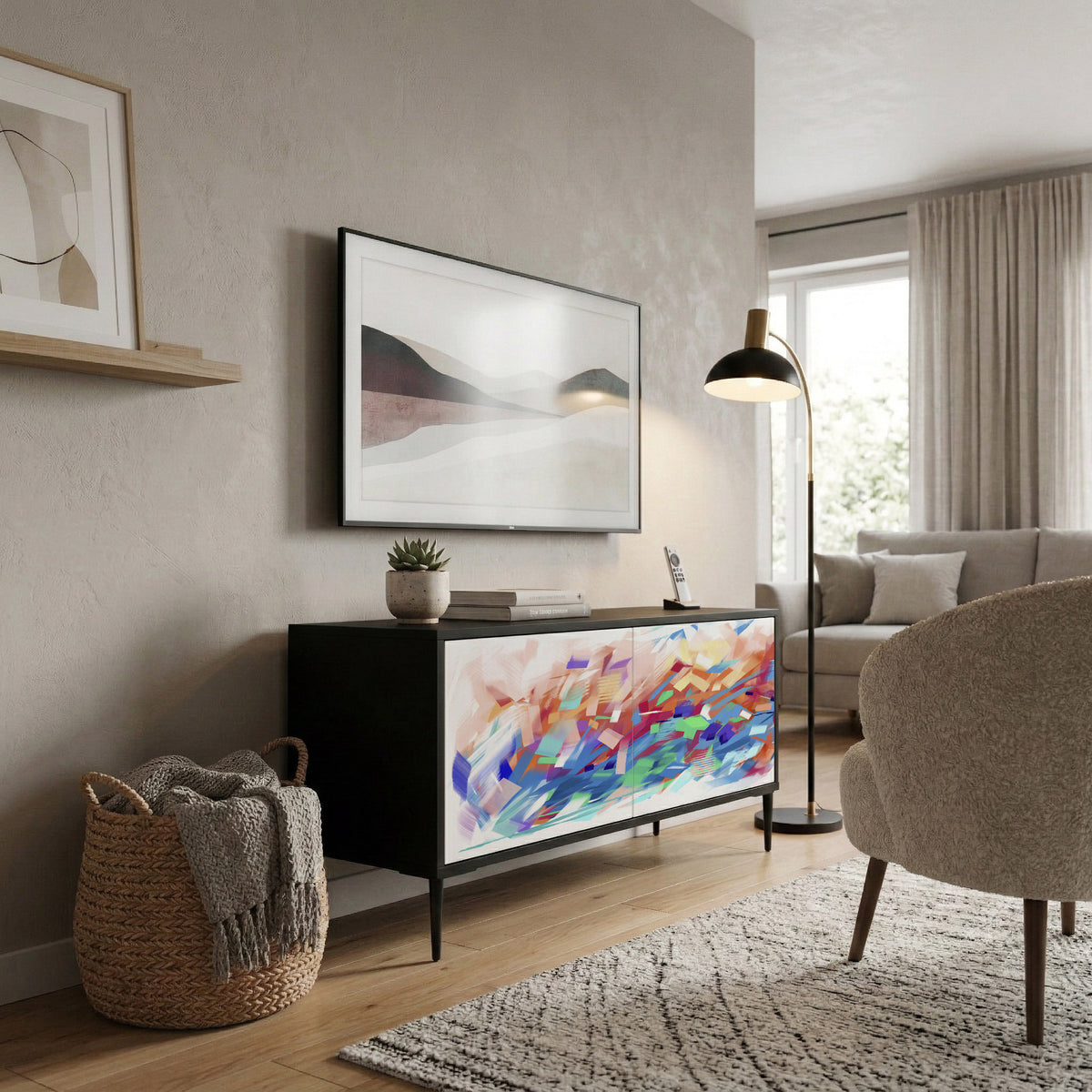 FINESSE MASH-UP Compact 2-Door TV Cabinet