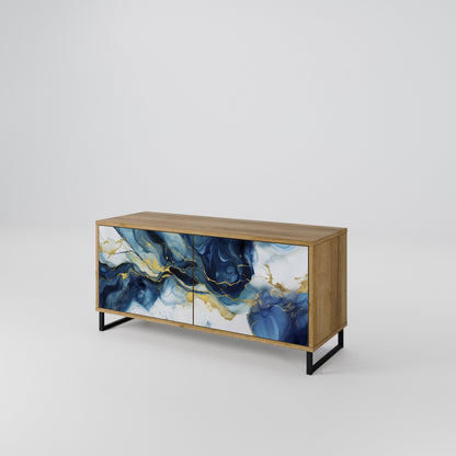 INKY MARBLE Συμπαγές έπιπλο τηλεόρασης 2-θυρών
