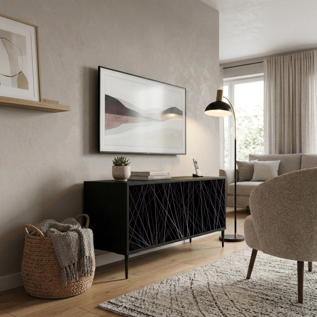 SHIMMER SPIDERGRAM Συμπαγές έπιπλο τηλεόρασης 2-θυρών