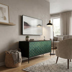 TESSELATED GREENERY Συμπαγές έπιπλο τηλεόρασης 2-θυρών