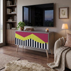 PIANO FANTASY Συμπαγές έπιπλο τηλεόρασης 2-θυρών