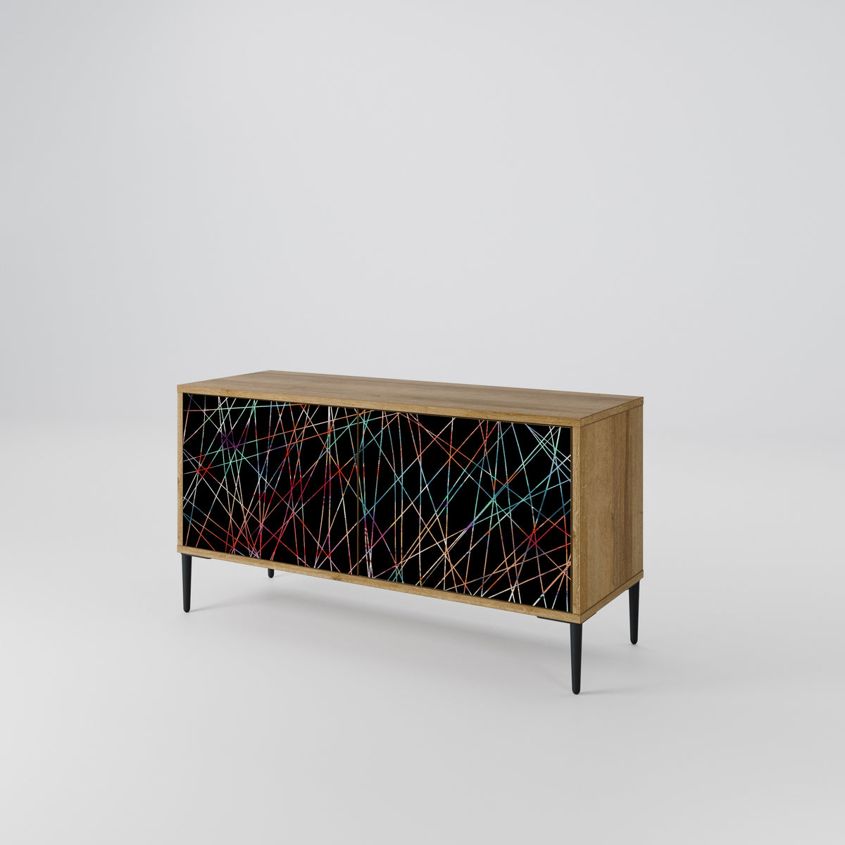 LUMINOUS SNARE Compact 2-Door TV Cabinet