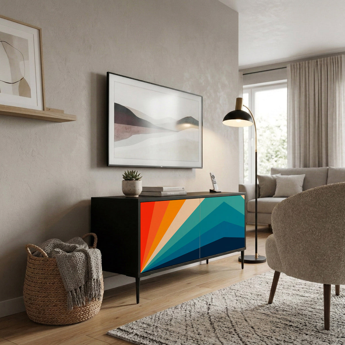 PRISM CONCUSSION Συμπαγές έπιπλο τηλεόρασης 2-θυρών