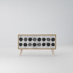 GHOSTLY GRADIENTS Compact 2-Door TV Cabinet