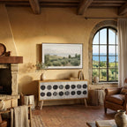 GHOSTLY GRADIENTS Compact 2-Door TV Cabinet