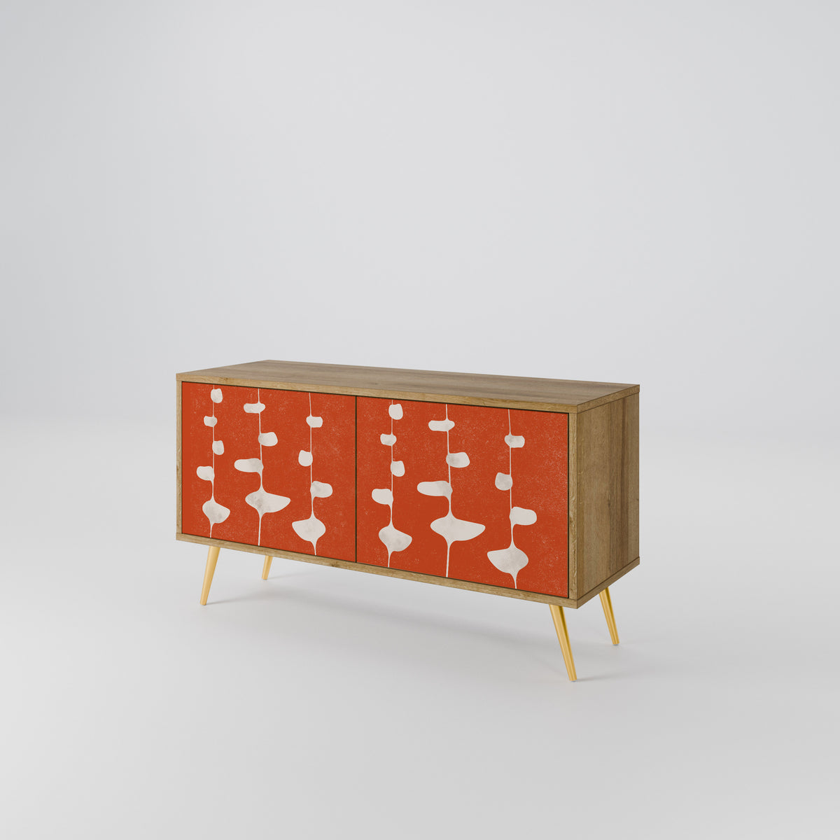 COURAGE MOLD Compact 2-Door TV Cabinet