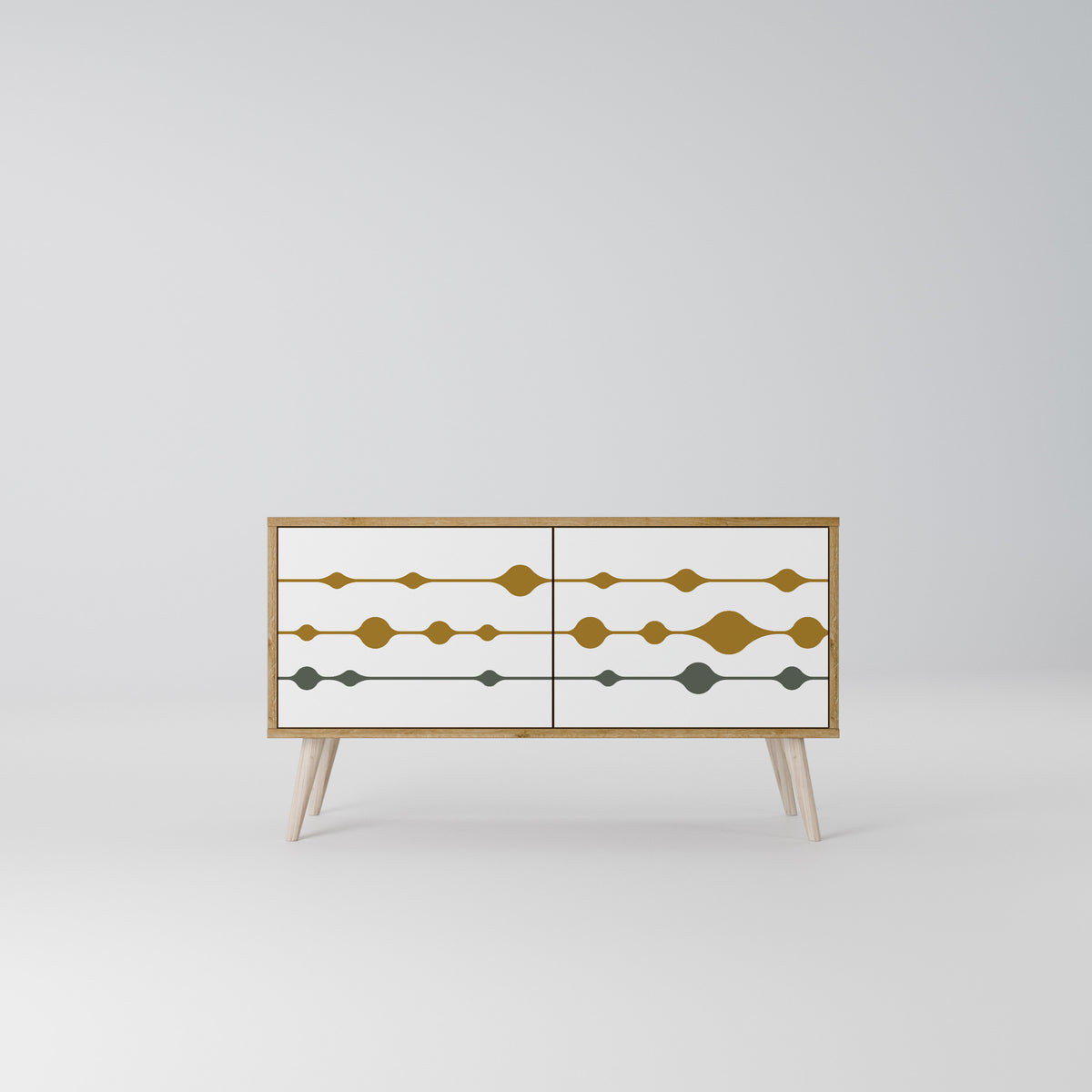 VIVID TONE Compact 2-Door TV Cabinet