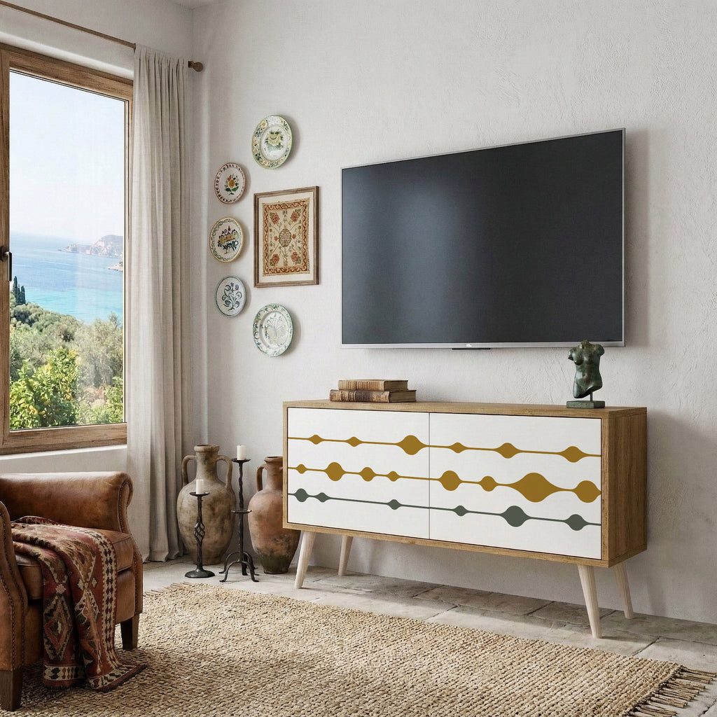 VIVID TONE Compact 2-Door TV Cabinet