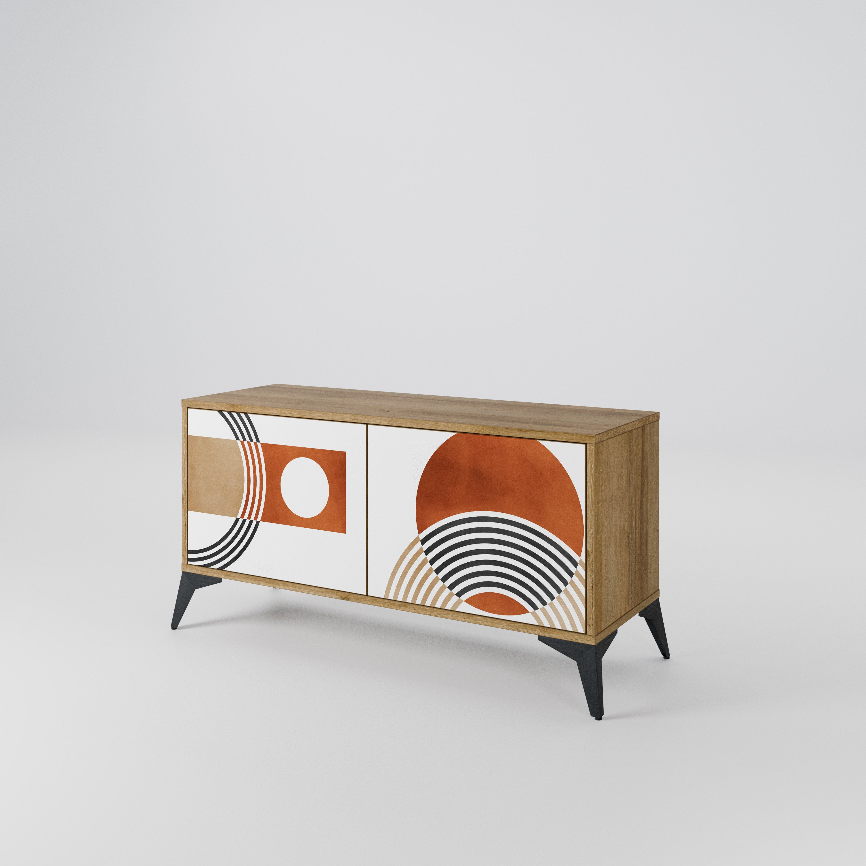 CIRCLE RHYTM Compact 2-Door TV Cabinet