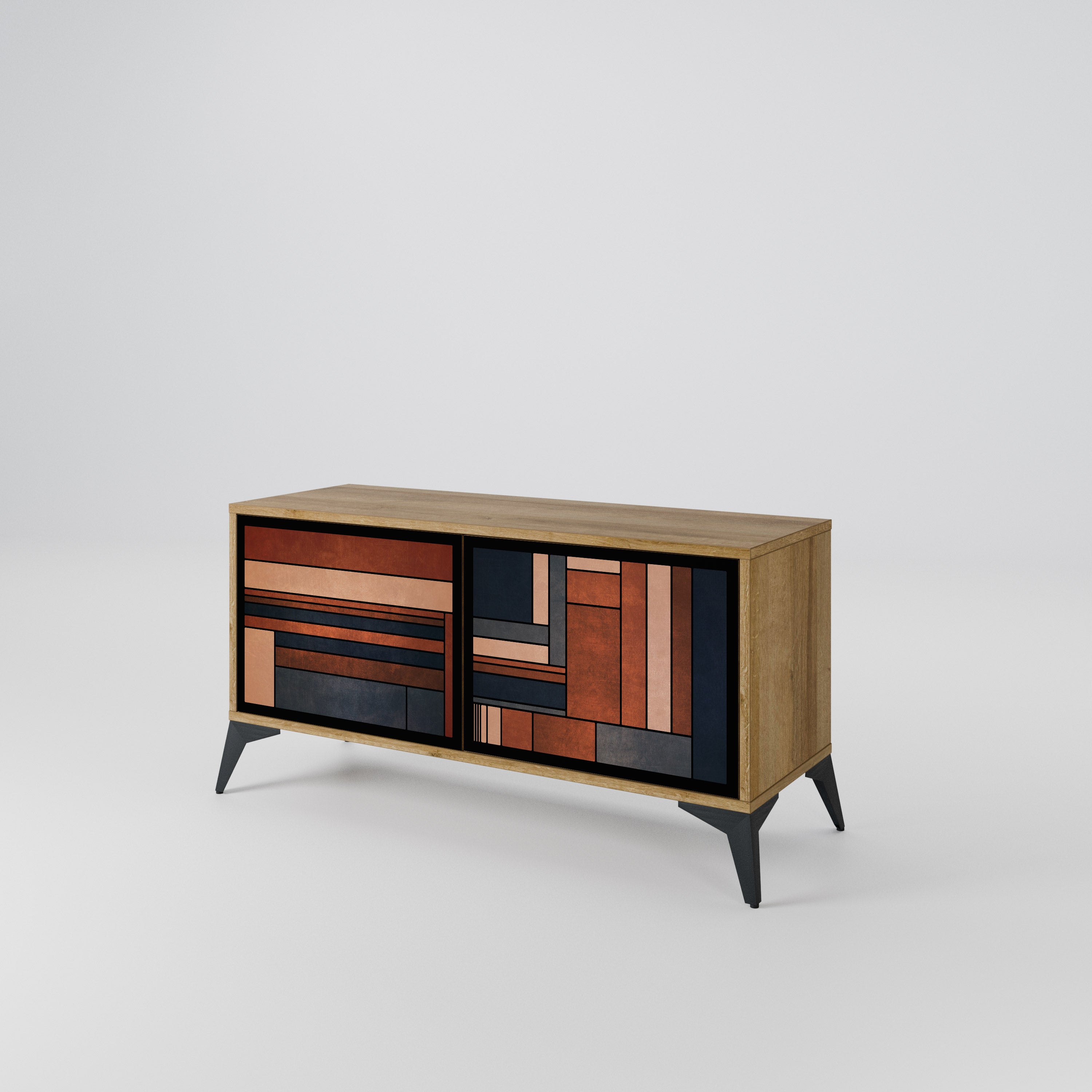 INTREPID FORMATION Compact 2-Door TV Cabinet