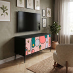 GOSSAMER ECHOES Compact 2-Door TV Cabinet