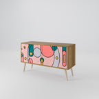 GOSSAMER ECHOES Συμπαγές έπιπλο τηλεόρασης 2-θυρών