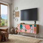 GOSSAMER ECHOES Compact 2-Door TV Cabinet