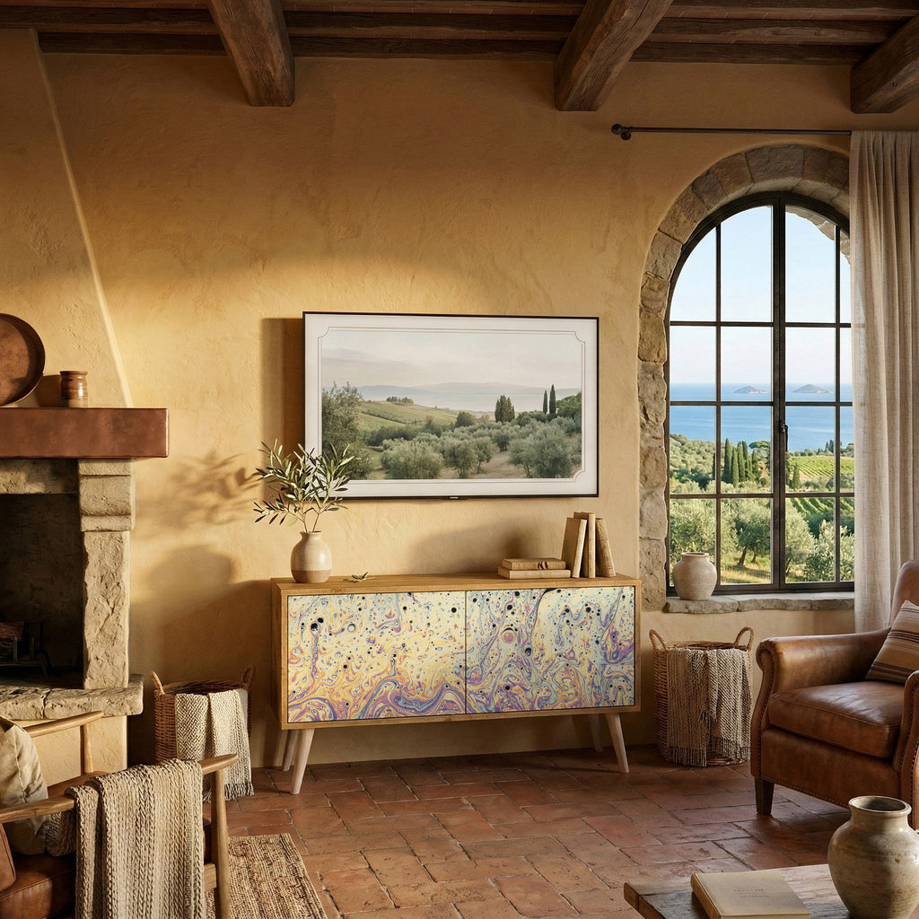 MOSAIC OF COLORS Συμπαγές έπιπλο τηλεόρασης 2-θυρών