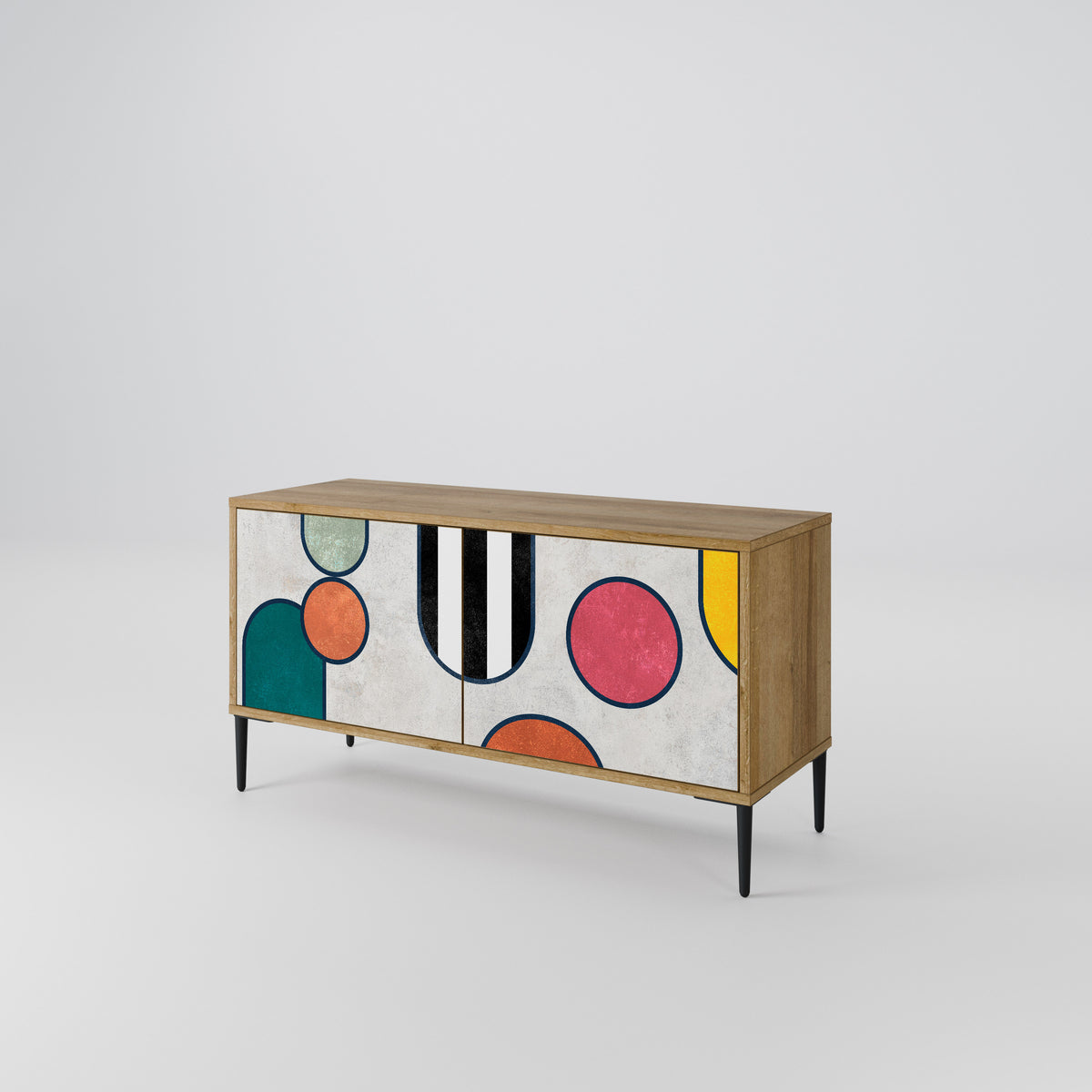 COOL STORY Compact 2-Door TV Cabinet