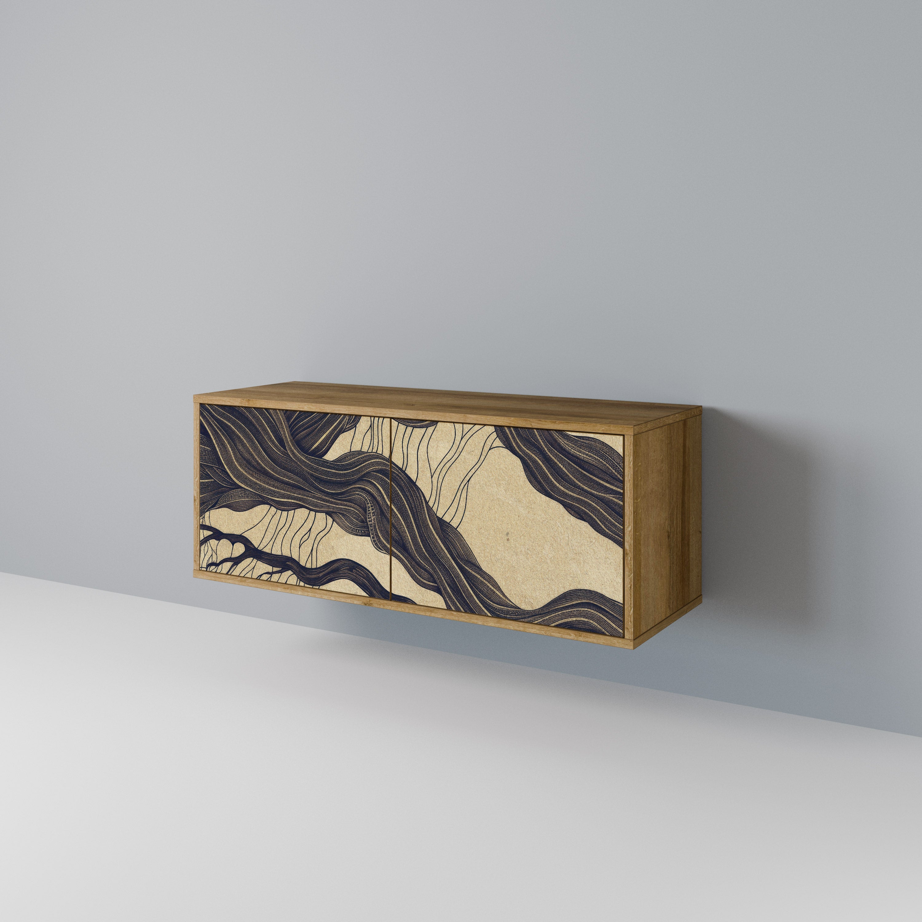 UNIFIED FRAGMENTS Compact 2-Door TV Cabinet